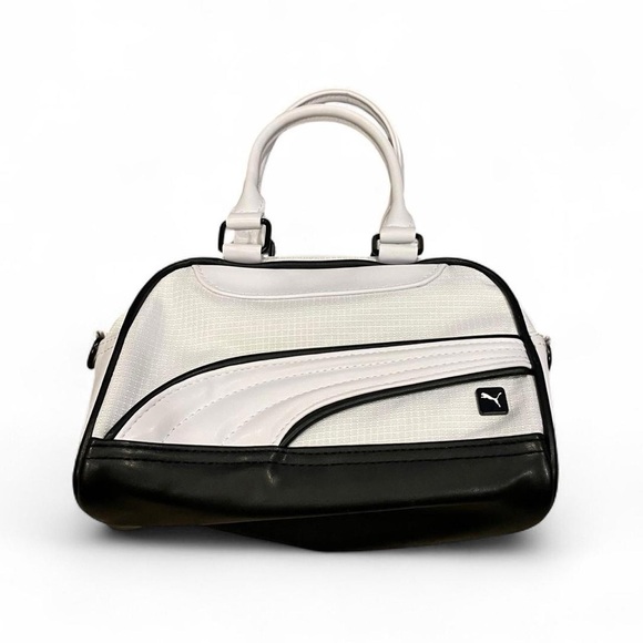 Y2K Puma Mini Grip Bag – White/Black - Picture 1 of 9